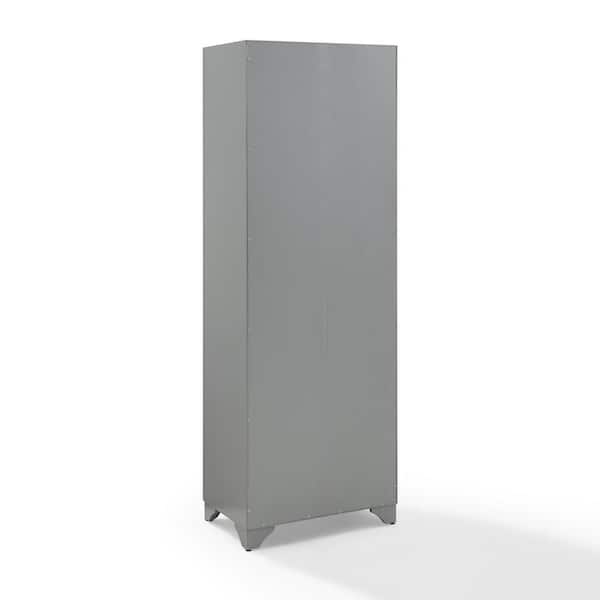 CROSLEY FURNITURE Tara Distressed Gray Pantry CF3111-GY - The Home