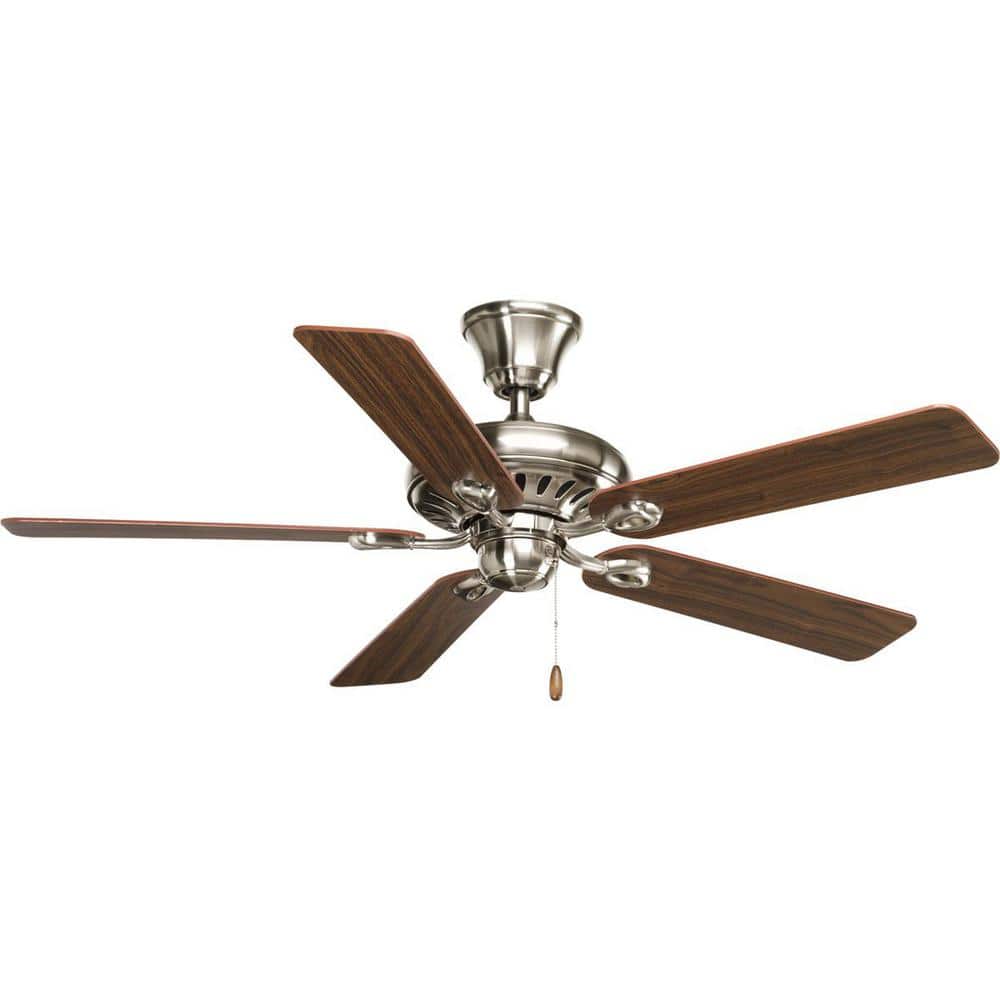 Antique Bronze 54'' Dual Head 5-Blade Ceiling Fan