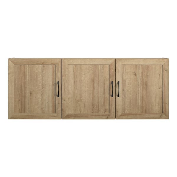 SystemBuild Evolution Lory Framed 54 in. Wall Cabinet, Natural, Wood Closet System