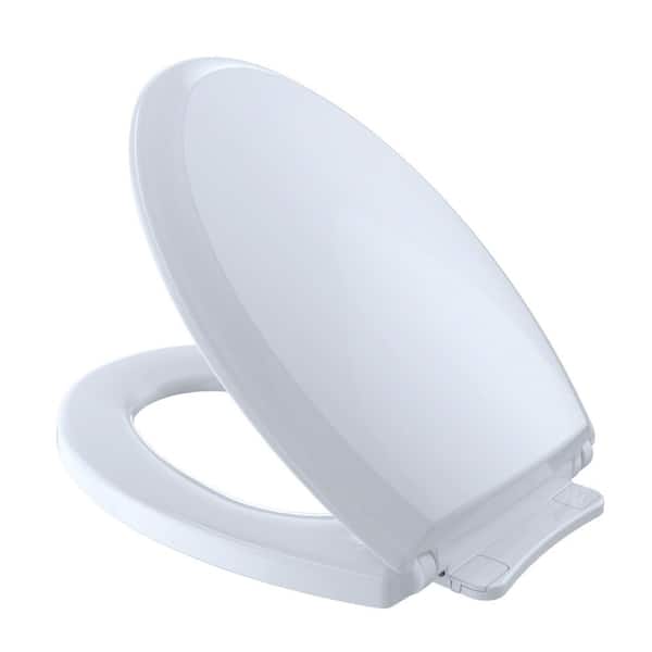 TOTO Guinevere SoftClose Elongated Closed Front Toilet Seat in Cotton White