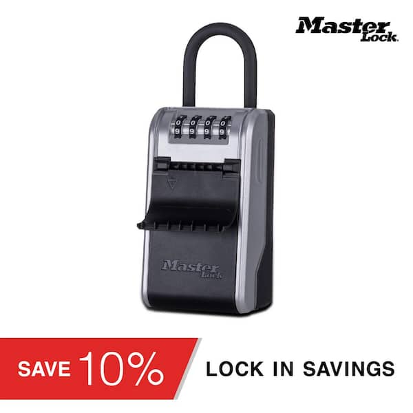 Master Lock Large Key Lockbox, Combination Dials, Removable Shackle