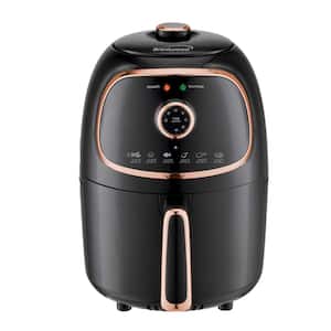 AF-202BK 2 qt. Copper Small Electric Air Fryer with Timer and Temp Control
