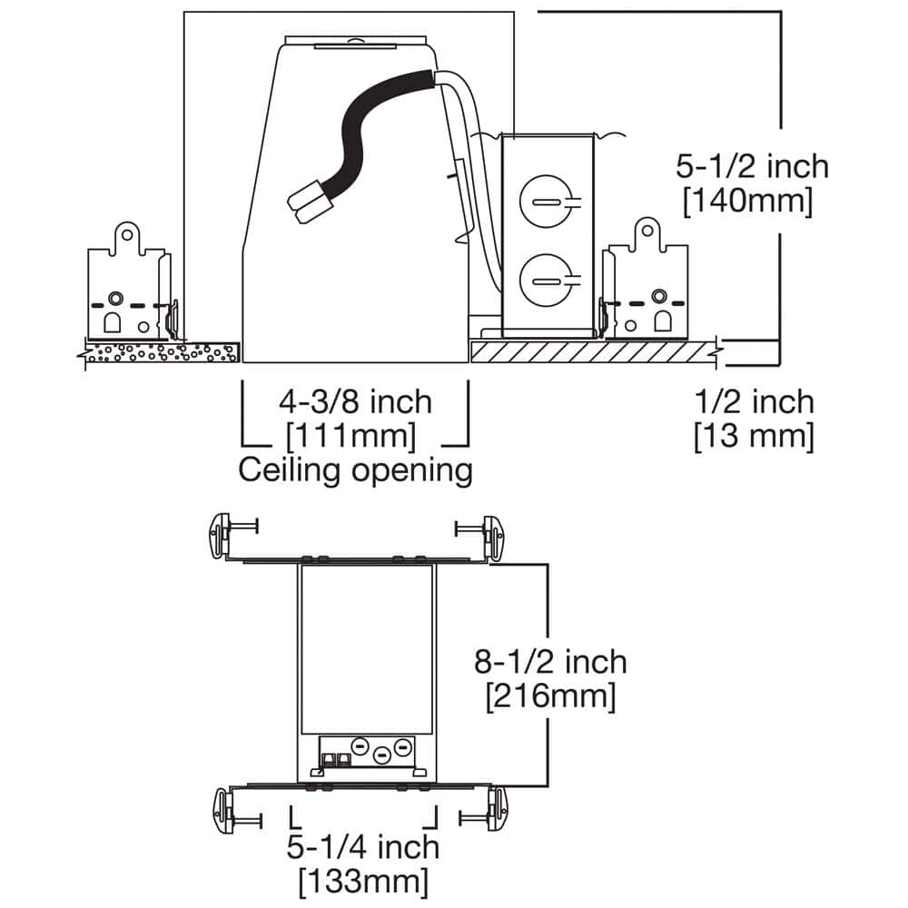 Compact Aluminum Indoor/Outdoor LED Housing Light
