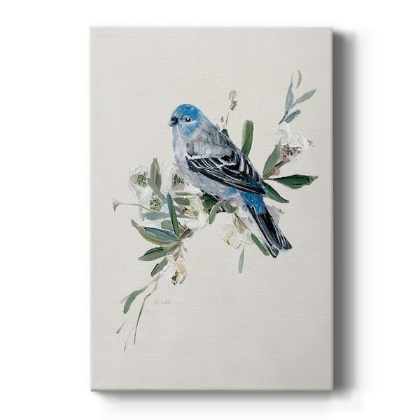 Wexford Home Bluebird Happy II By Wexford Homes Unframed Giclee Home Art Print 48 in. x 32 in.