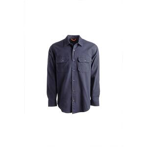 Camicia Flanella Timberland PRO Woodfort - Indigo Vintage, Flanella Leggera Con Elasticità - Foto 8