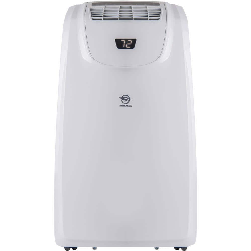 Airemax 14 000 Btu 9 000 Btu Doe Portable Air Conditioner In White Ape514h The Home Depot
