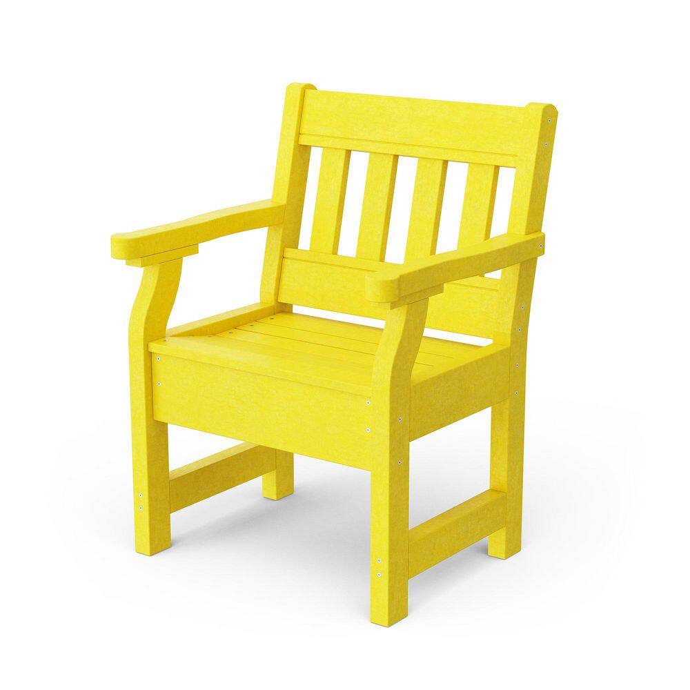 Heritage Lemon Yellow HDPE Plastic Outdoor Garden Chair price history on PriceWatchPro