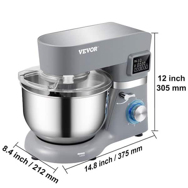 VEVOR 10 Qt. Kitchen Mixer Professional 3 Speeds Adjustable Commercial Food  Mixer with Stainless Steel for Mixing Dough DDJBJ10LCLSB10B01V1 - The Home  Depot