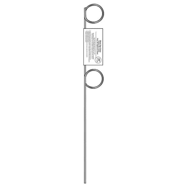 HY-KO 28 in. Metal Pigtail Sign Stake