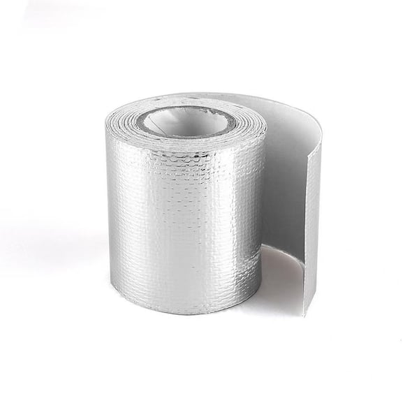 Wellco 233 ft. Silver Car Modified Aluminum Foil Fiberglass Tape Heat Reflective Adhesive Roll