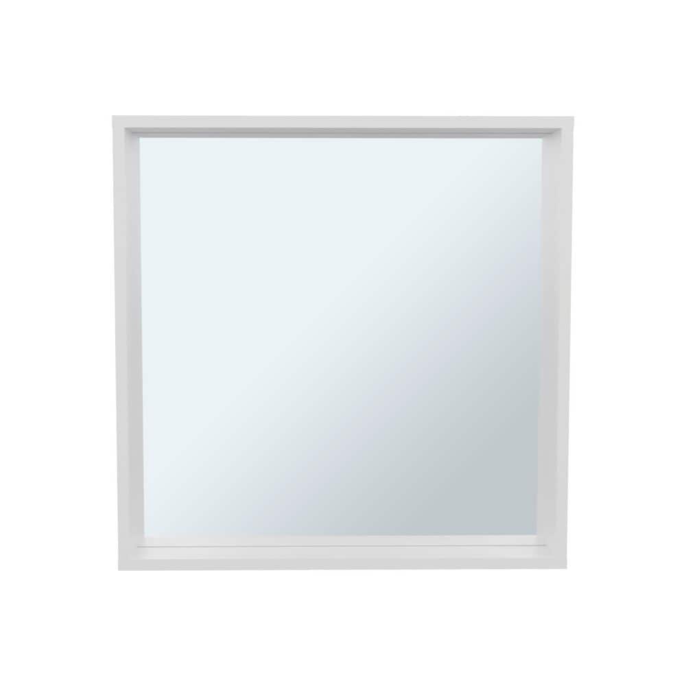 23.6 in. W x 23.6 in. H Rectangular White MDF Surface Mount Medicine Cabinet with Mirror price history on PriceWatchPro