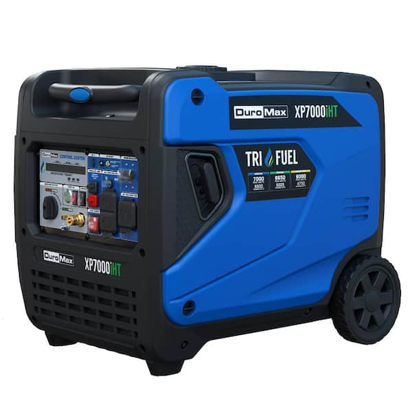 7000 Watt Remote Start Tri Fuel Portable Digital Inverter Generator