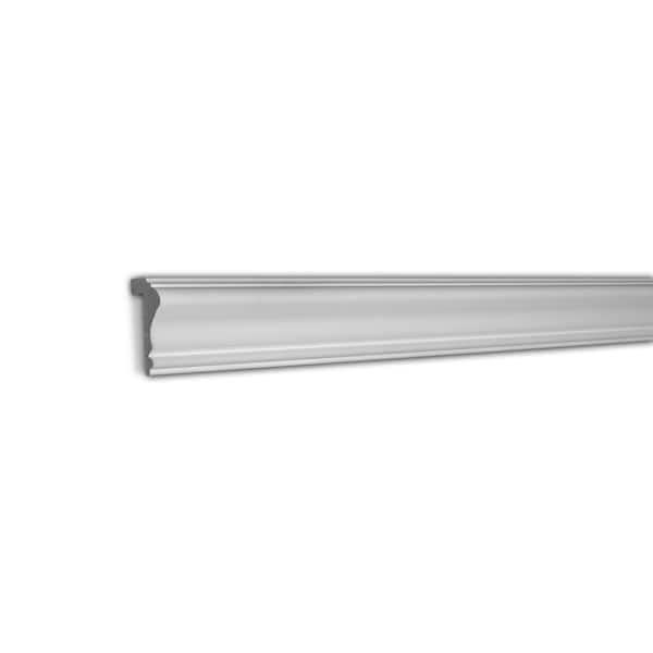1 in. x 2-5/8 in. x 96 in. Polystyrene Cap Moulding 48 Lineal Feet (6-Pack)