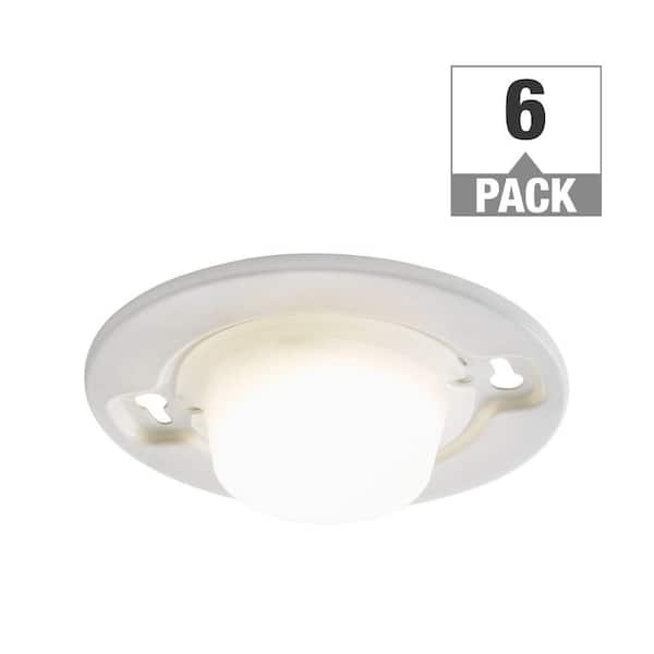 ETI LIGHTING 5 in. Closet Light Utility Garage Wall Switch Controlled LED Flush Mount Ceiling Light 650 Lumens 4000K (6-Pack)