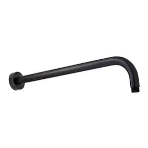 15 in. Long Rain Shower Arm with Flange, Rubbed Bronze