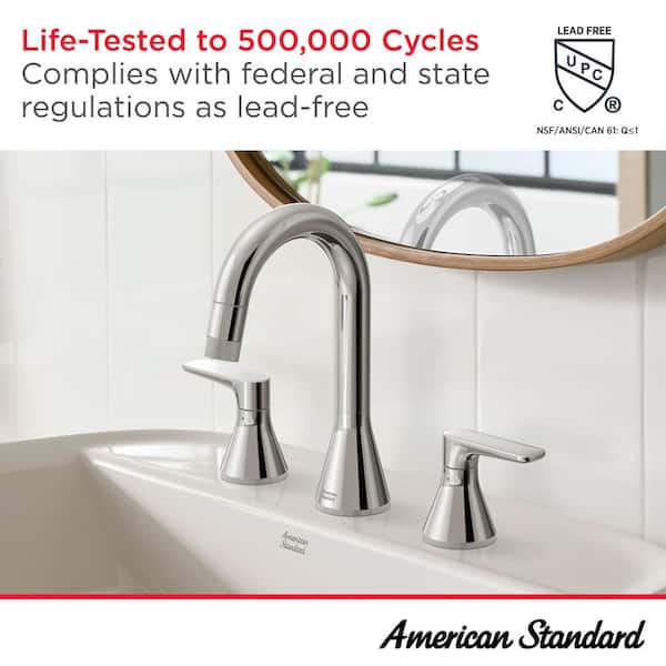 American Standard Rumson 8 in. Widespread 2-Handle Bathroom Faucet