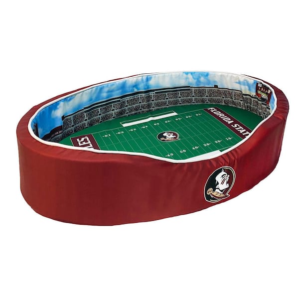 StadiumSpot Florida State University M Football Stadium Pet Bed
