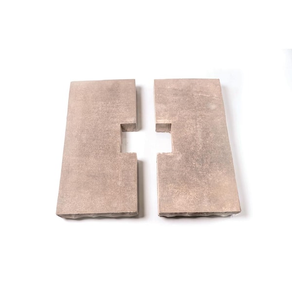 Cream Flat Split Column CapStone 18 in. x 18 in. for 4x4 Post