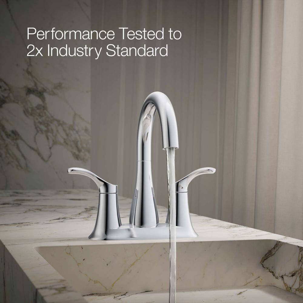 Simplice Polished Chrome Centerset Bathroom Faucet