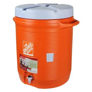 10 Gal Orange Water Cooler