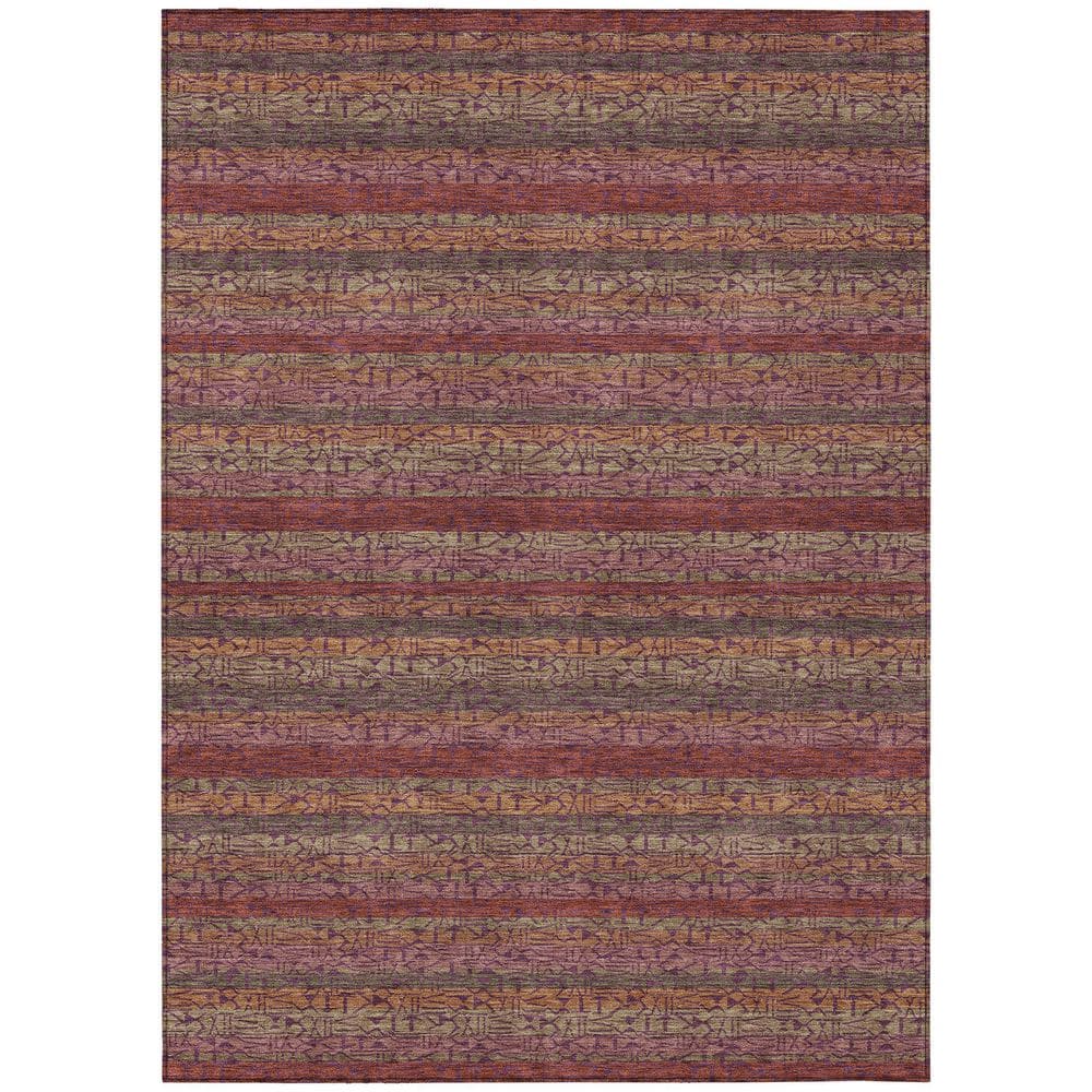 Chantille Machine Washable Indoor/Outdoor Abstract ACN2855 Burgundy 5 ft. x 7 ft. 6 in. Area Rug price history on PriceWatchPro