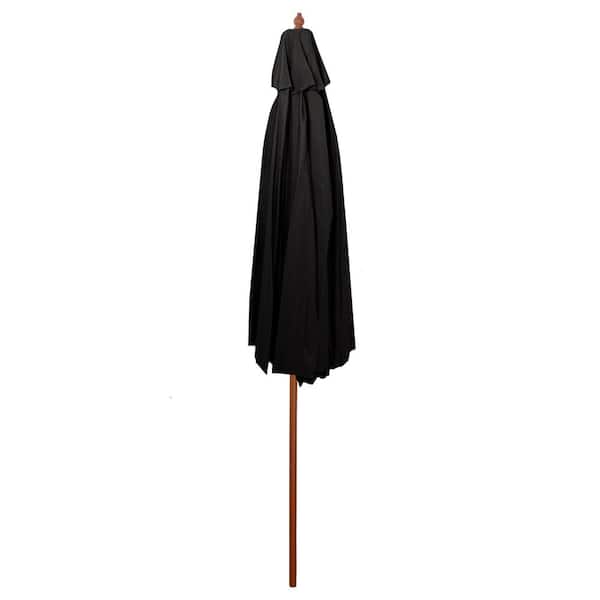 company store patio umbrellas 8' x 10' Rectangular Outdoor Patio Umbrella, Aluminum with Auto Tilt and  Crank Lift