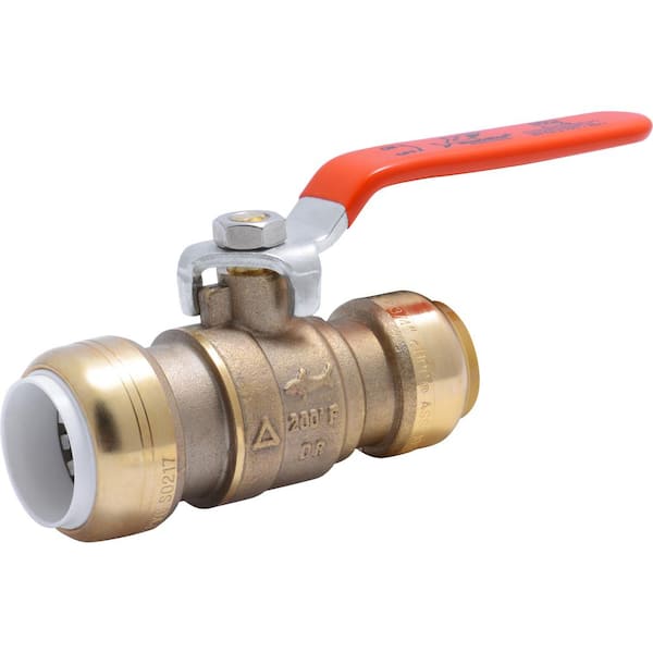 SharkBite 3/4 in. Push-to-Connect PVC IPS x 3/4 in. CTS Brass Ball Valve