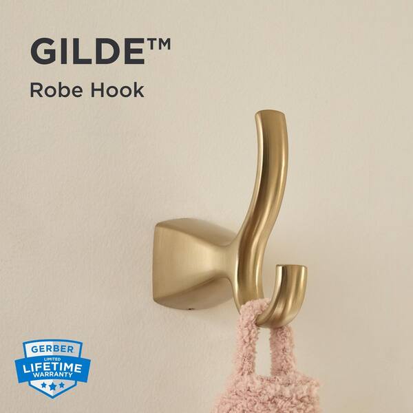 Gilde J-Hook Robe/Towel Hook in Brushed Bronze​