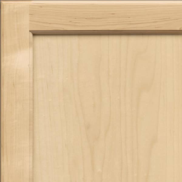 Geneva 7 5/16 in. W x 3/4 in. D x 7 5/16 in. H Quarter Cabinet Door Sample in Natural