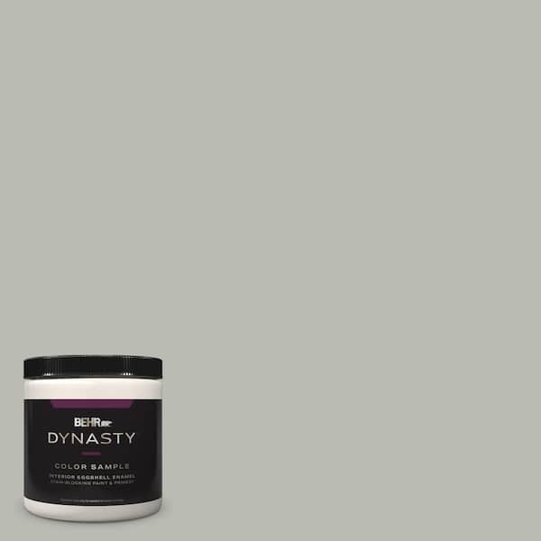 BEHR DYNASTY 8 oz. #N380-3 Weathered Moss One-Coat Hide Eggshell Enamel Stain-Blocking Interior Paint & Primer Sample