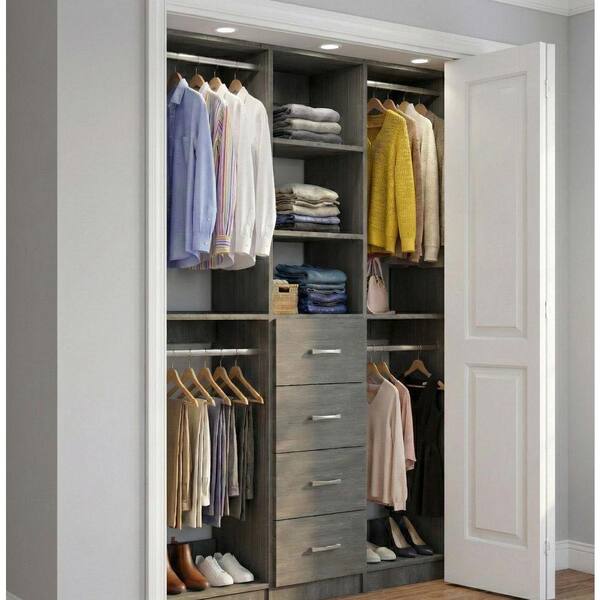 MODULAR CLOSETS Alto Collection 54 in. W White Wall Mounted 2