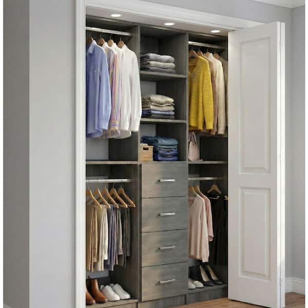 MODULAR CLOSETS Alto Collection 81 in. W White Wall Mounted 2
