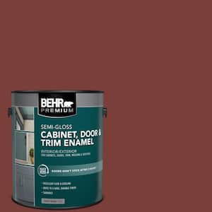 1 gal. #PPU2-02 Red Pepper Semi-Gloss Enamel Interior/Exterior Cabinet, Door & Trim Paint