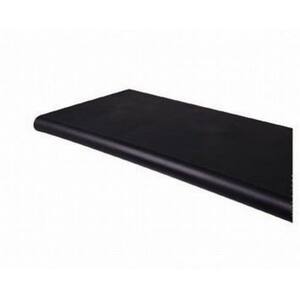 24 in. W x 13 in. D Black Open-Bottom Bullnose Shelf (4-Pack)