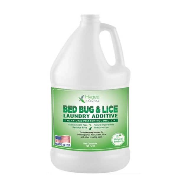 Hygea Natural Lice and Bed Bug Laundry Additive 128 oz. Non-Toxic, Odorless, Family Safe Insect Killer