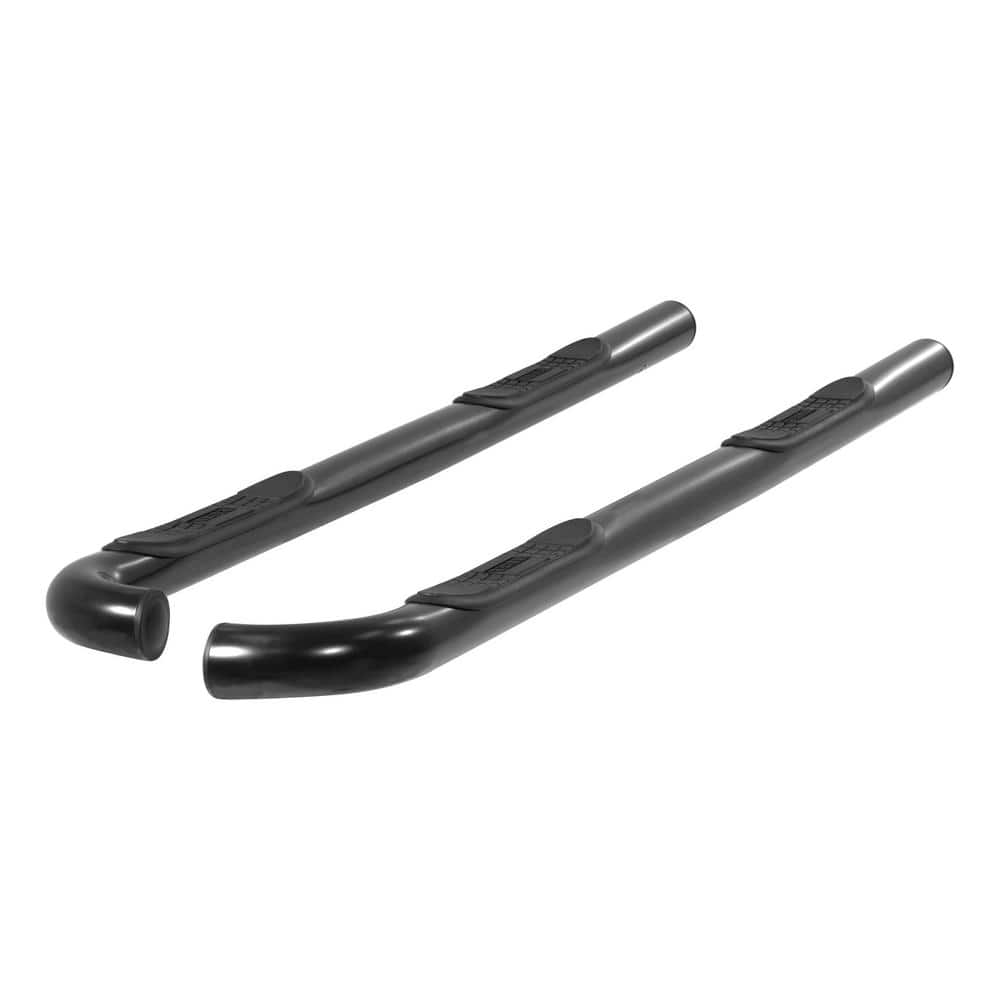 Aries 3-Inch Round Black Steel Nerf Bars, No-Drill, Select Toyota ...