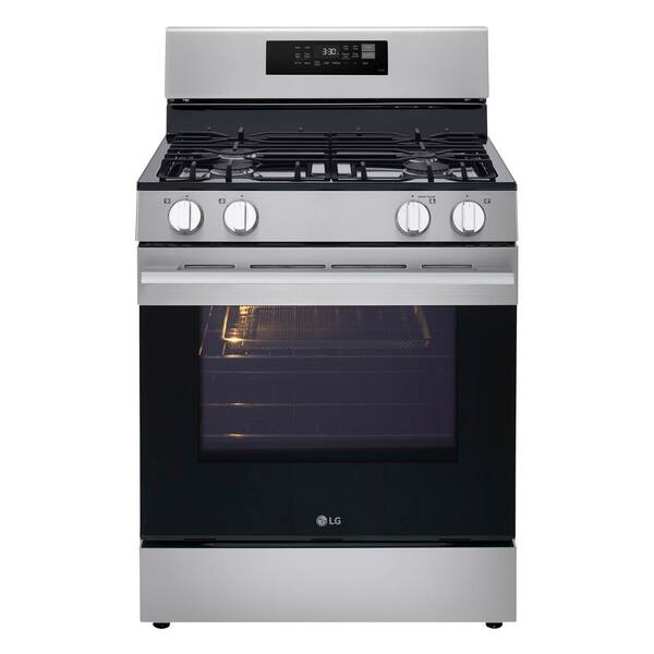 6.3 cu. ft. Smart Gas Single Oven Free-Standing Range with ProBake Convection, EasyClean and AirFry in Stainless Steel