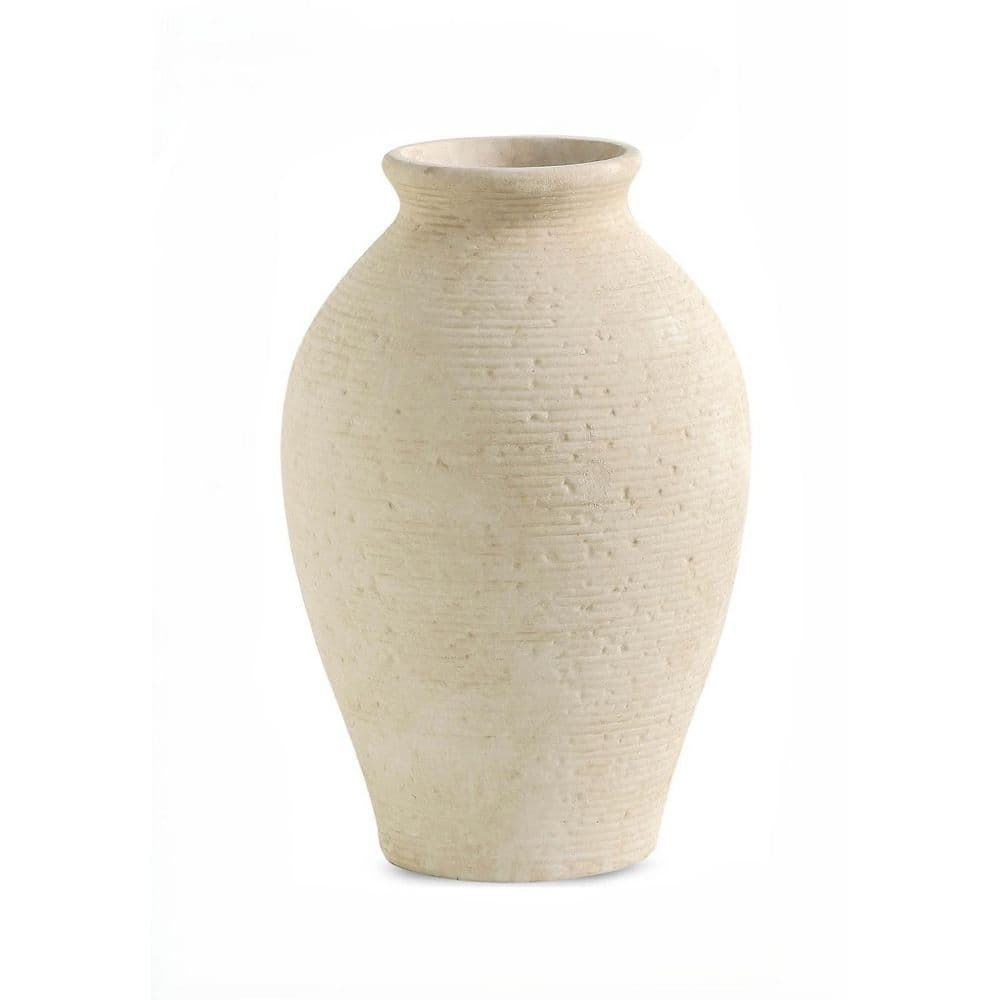 Farmhouse Large Rustic Indoor Ceramic Handcrafted Waterproof Vase with Non-Slip Pad (6in L x 6in W x 9in H) price history on PriceWatchPro