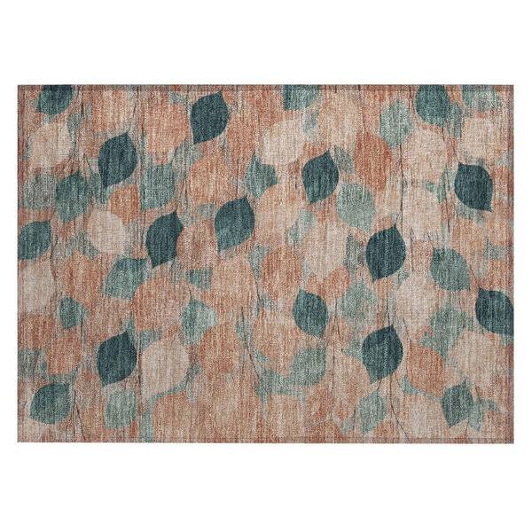 Chantille Machine Washable Indoor/Outdoor Abstract ACN2444 Copper 2 ft. x 3 ft. Accent Rug