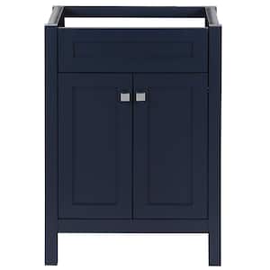 Maywell 24 in. W x 19 in. D x 34 in. H Bath Vanity Cabinet without Top in Blue
