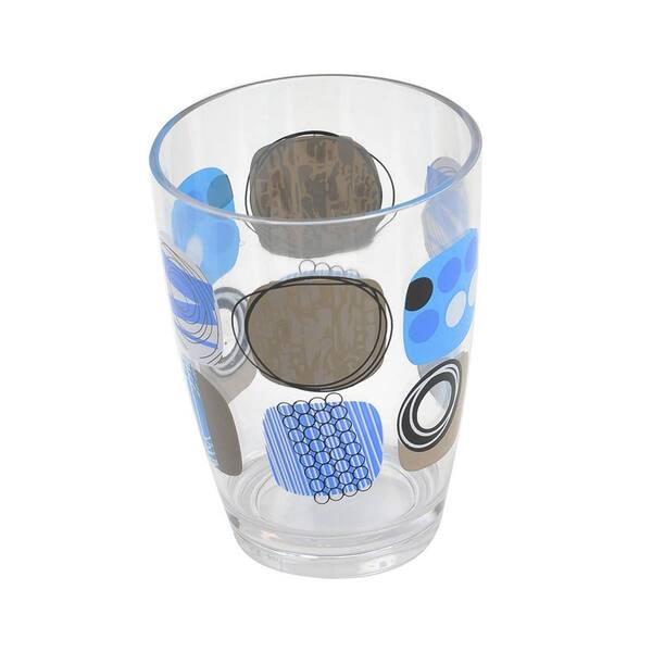 Unbranded Street Art Clear Acrylic Printed Bath Tumbler