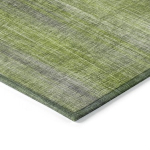 Chantille ACN552 Green 1 ft. 8 in. x 2 ft. 6 in. Machine Washable Indoor/Outdoor Geometric Area Rug
