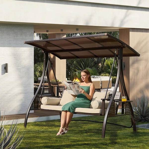 3 seat pergola swing sale