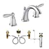 MOEN Brantford 8 In Widespread 2 Handle High Arc Bathroom Faucet Trim   Chrome Moen Widespread Bathroom Faucets T6620 9000 64 100 