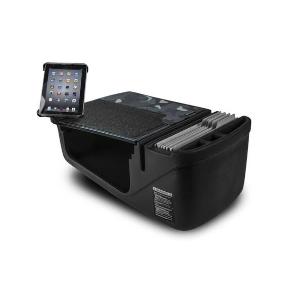 AutoExec Efficiency GripMaster Car Desk Urban Camouflage with Built-in Power Inverter and Universal iPad/Tablet Mount