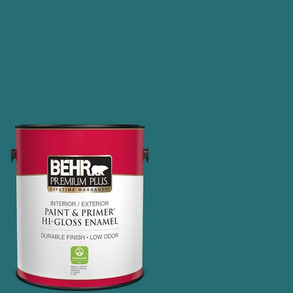 BEHR PREMIUM PLUS 1 gal. #M460-7 Antigua Hi-Gloss Enamel Interior/Exterior Paint & Primer