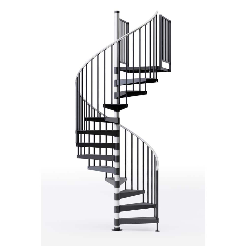 Reroute Prime Interior 60in Diameter, Fits Height 110.5in - 123.5in, 2 36in Tall Platform Rails Spiral Staircase Kit price history on PriceWatchPro
