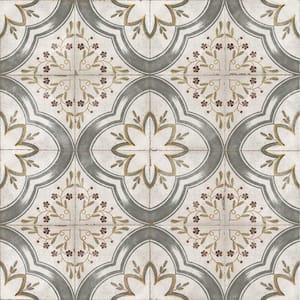 Paula Purroy Catalan Blossom 5.11 in. x 5.11 in. Matte Ceramic Wall Tile (6.02 sq. ft./Case)