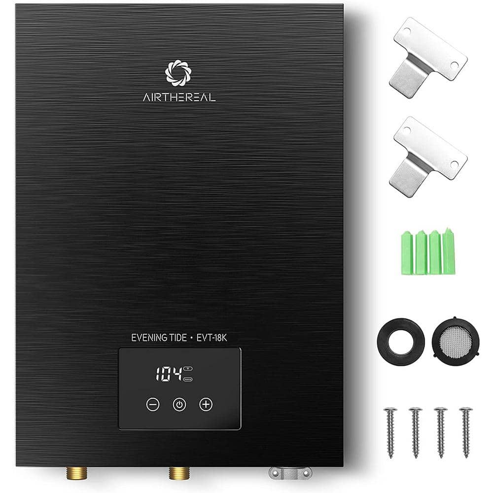 Airthereal 18kW Black Electric Tankless Water Heater