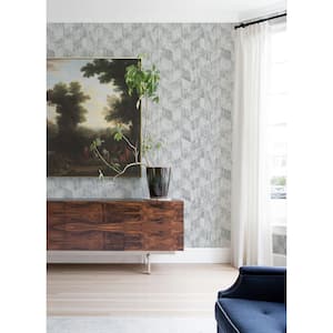 Demi Grey Distressed Wallpaper Sample